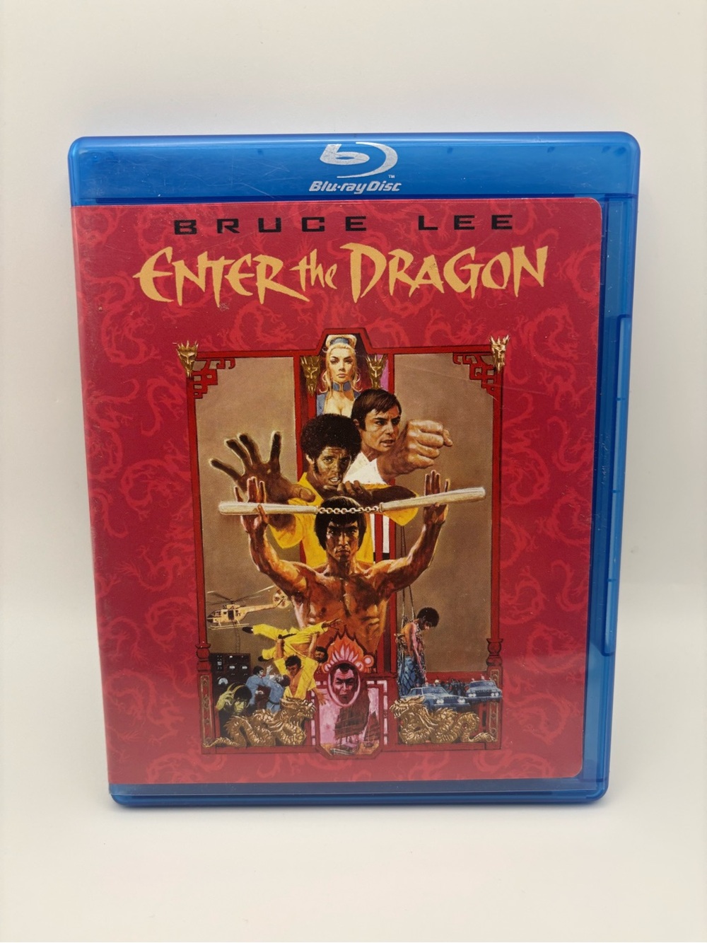 Bruce Lee Enter the Dragon Blu-ray Martial Arts Classic Action Film Movie Disc